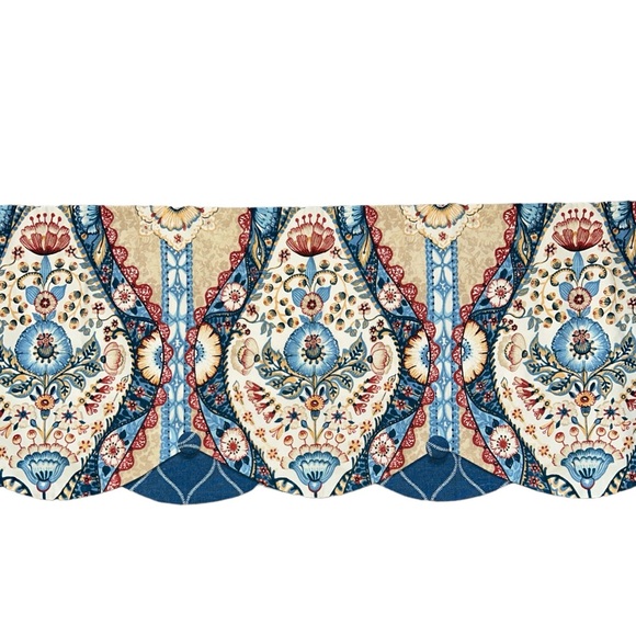 RLF Home Hartford Connecticut Valence 52”Lx15”H Curtain Fully Lined Rod Pocket - Picture 3 of 10